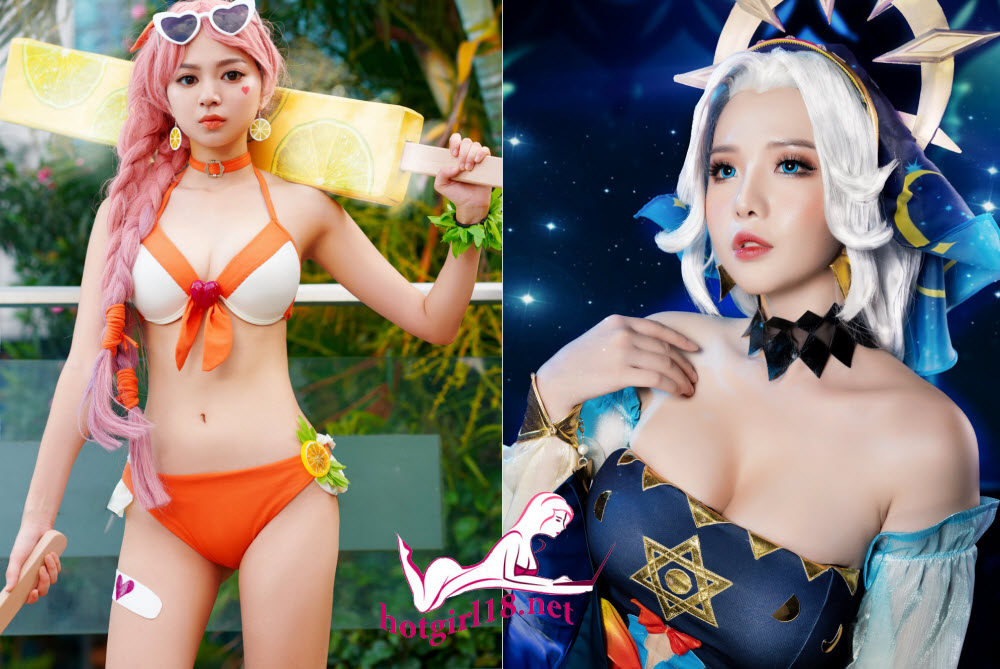 Ảnh gái cosplay liên quân  khoe body