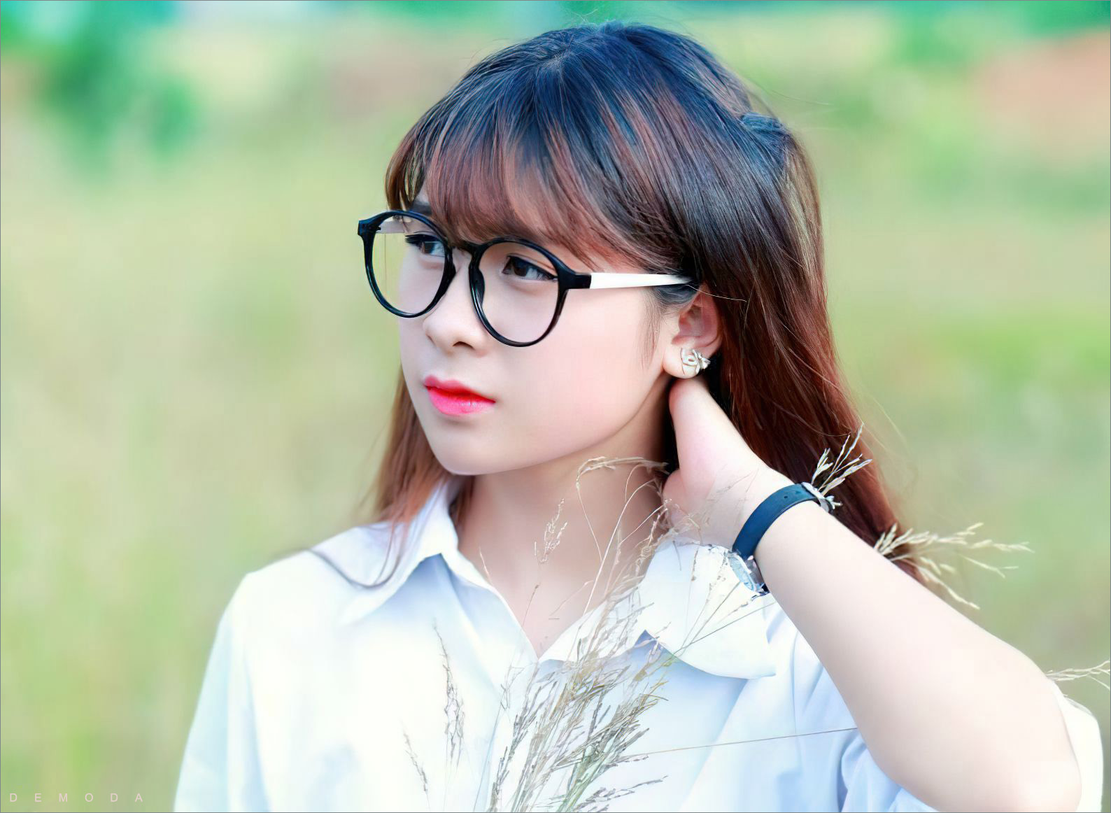 Ảnh chân dung gái xinh cute đáng yêu