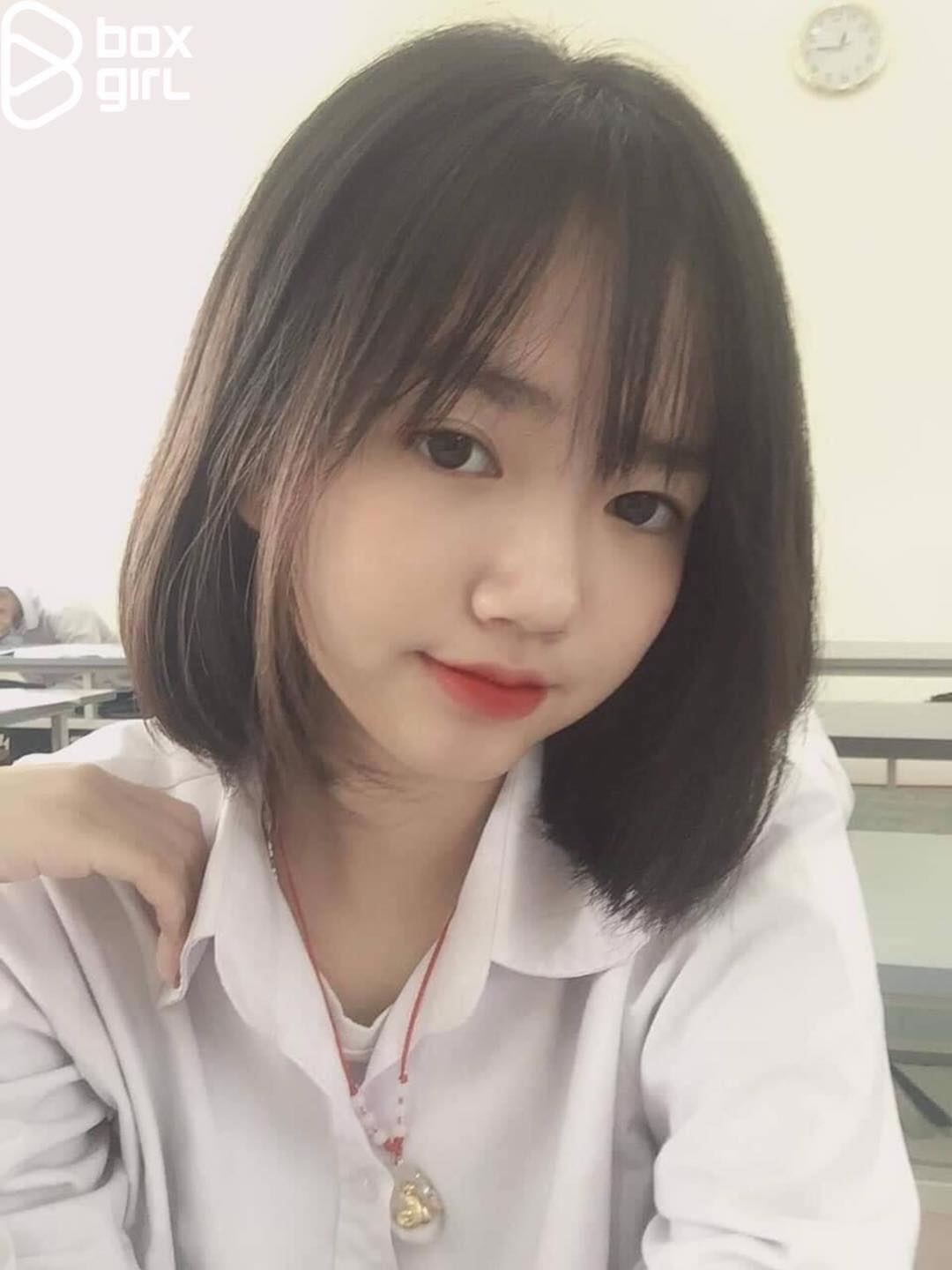 Gái xinh 2k9 Minh Khuê mặt cute dễ thương