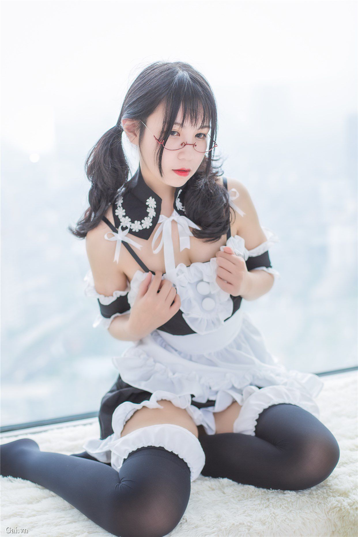 Ảnh gái xinh cosplay hầu gái sexy cuốn hút