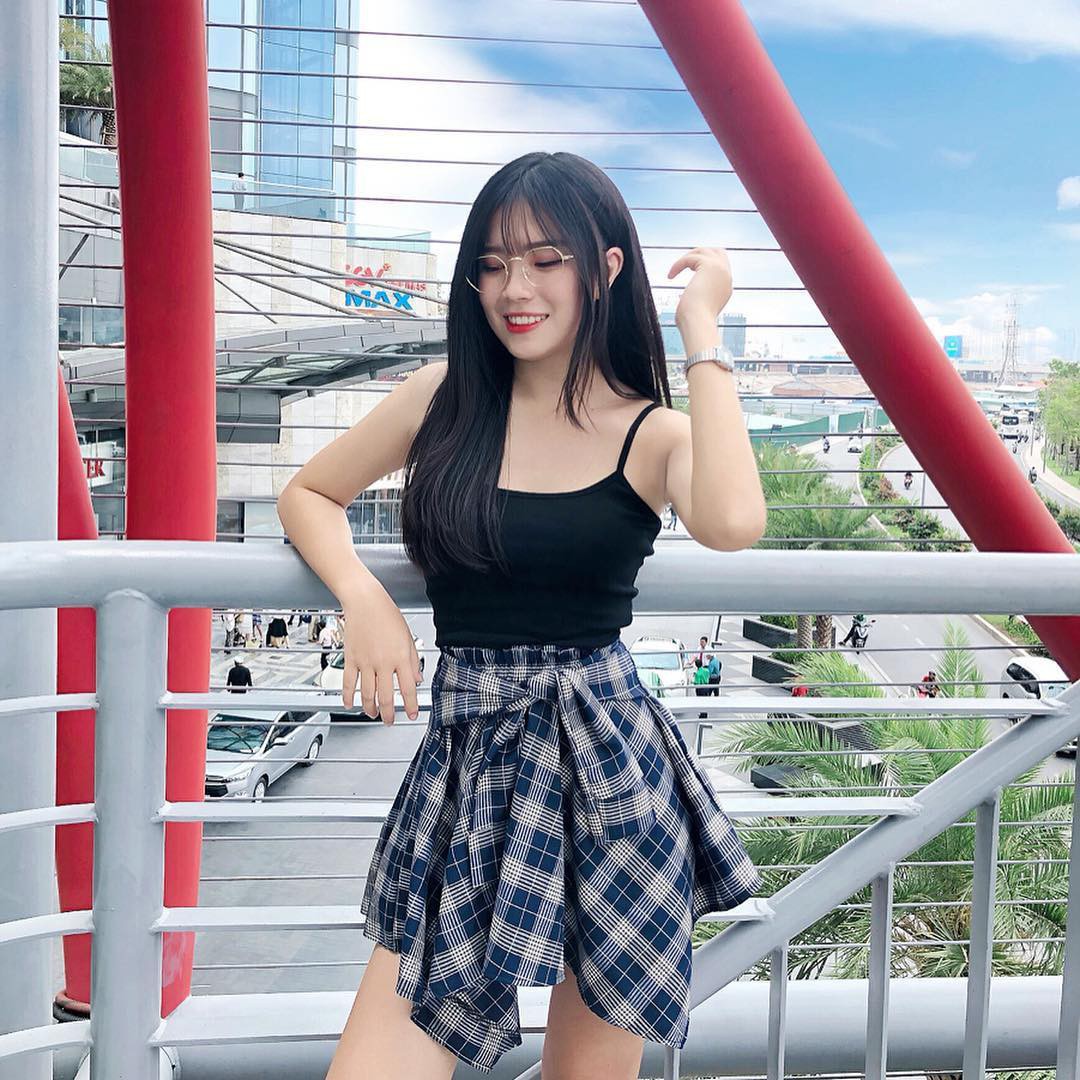 Ảnh hotgirl đẹp Lê An Nhiên cute hạt me