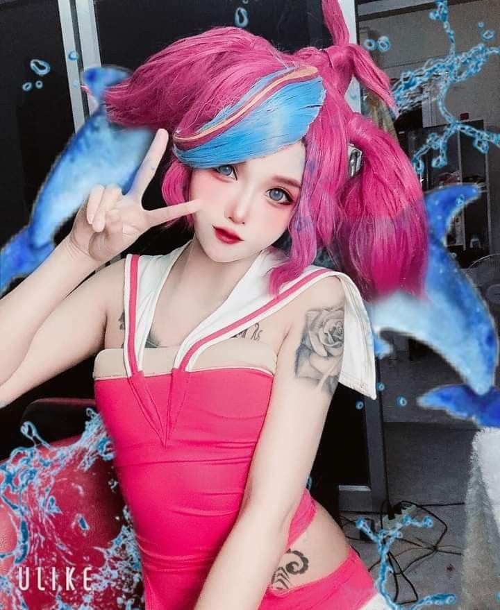 Cosplay liên quân krixi ngực khủng