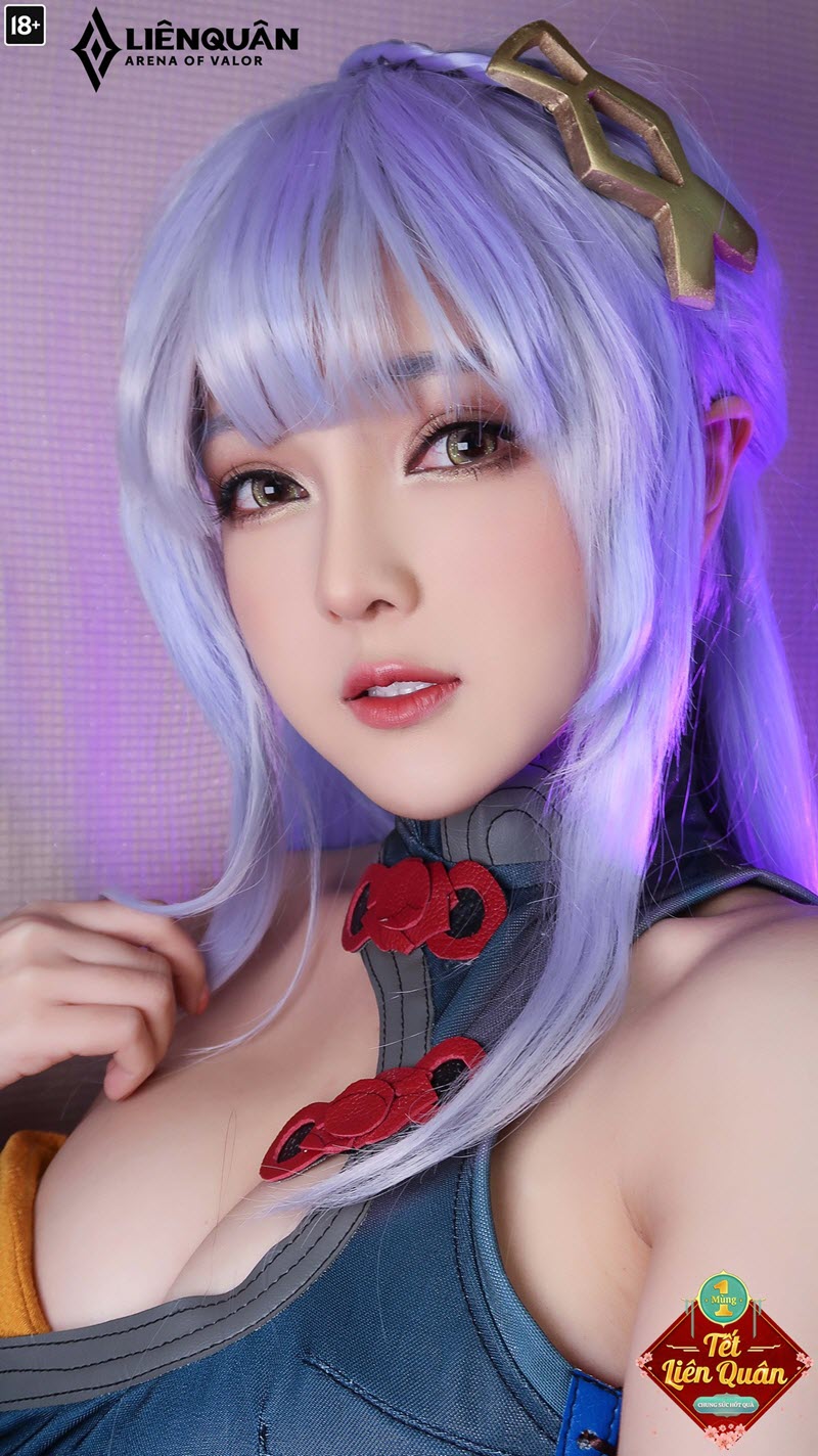 Cosplay liên quân natalya khoe thân hình đẹp