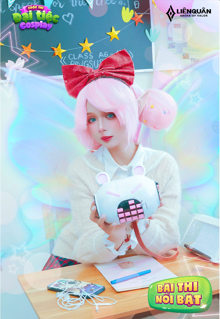 Điêu thuyền gái xinh cosplay liên quân khiến ai nhìn cũng hút hồn