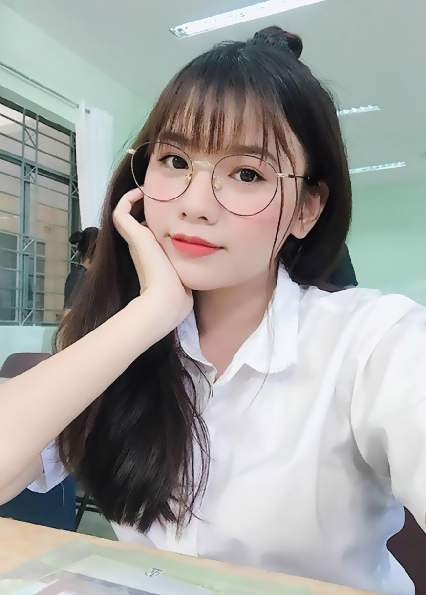 Ảnh gái tóc dài đẹp siêu cute hạt me