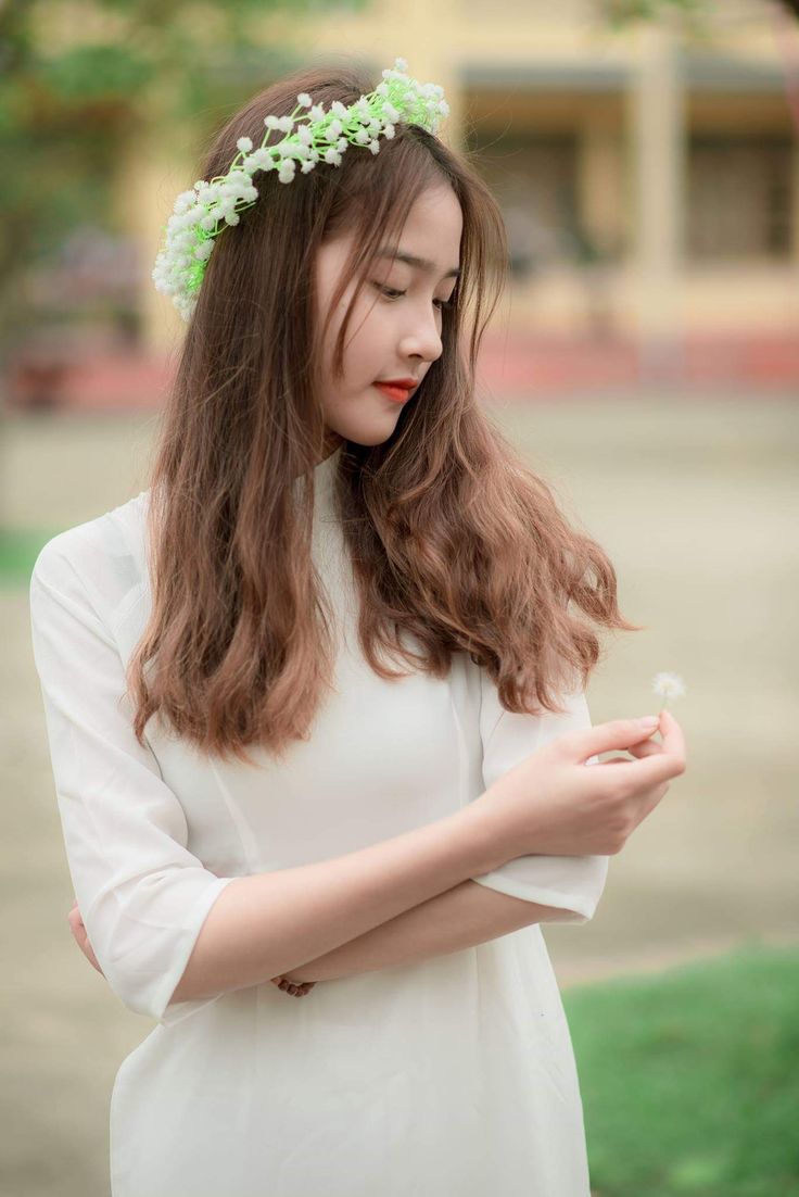 Cô gái mặc áo dài đẹp ngầu cute