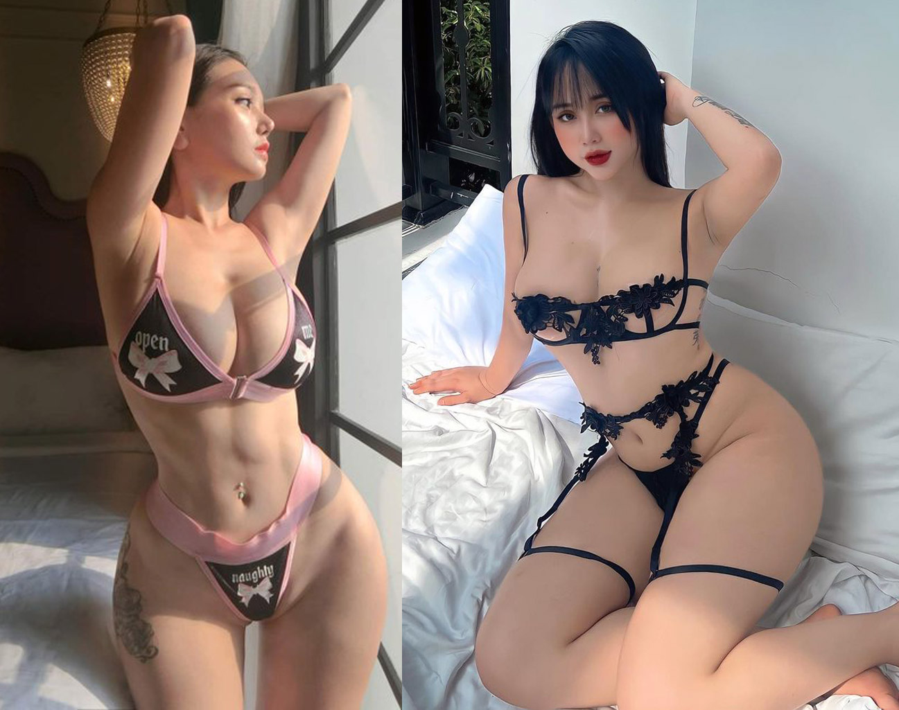 Bikini sieu nho mong với đường cong sexy